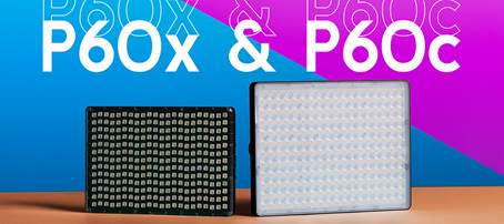 マルチカラーパネルLEDライト「P60x / P60c」