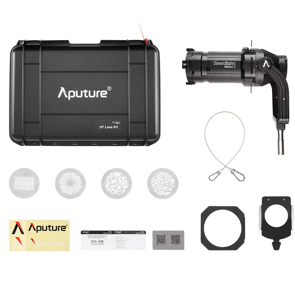 Aputure Spotlight Mount II 19 Lens Kit 1